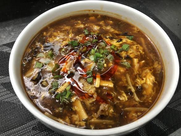 378. Wonton Soup in Hot and Sour Soup 酸辣餛飩